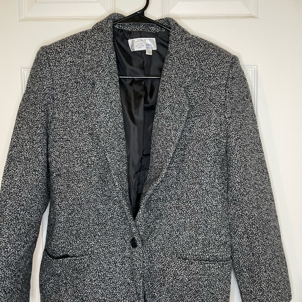 Gray Tweed Blazer